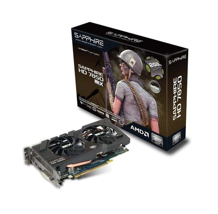 Grafikkort - Sapphire Radeon HD 7850 - 2GB GDDR5 RAM - Grafikkort - 11200-01-20G