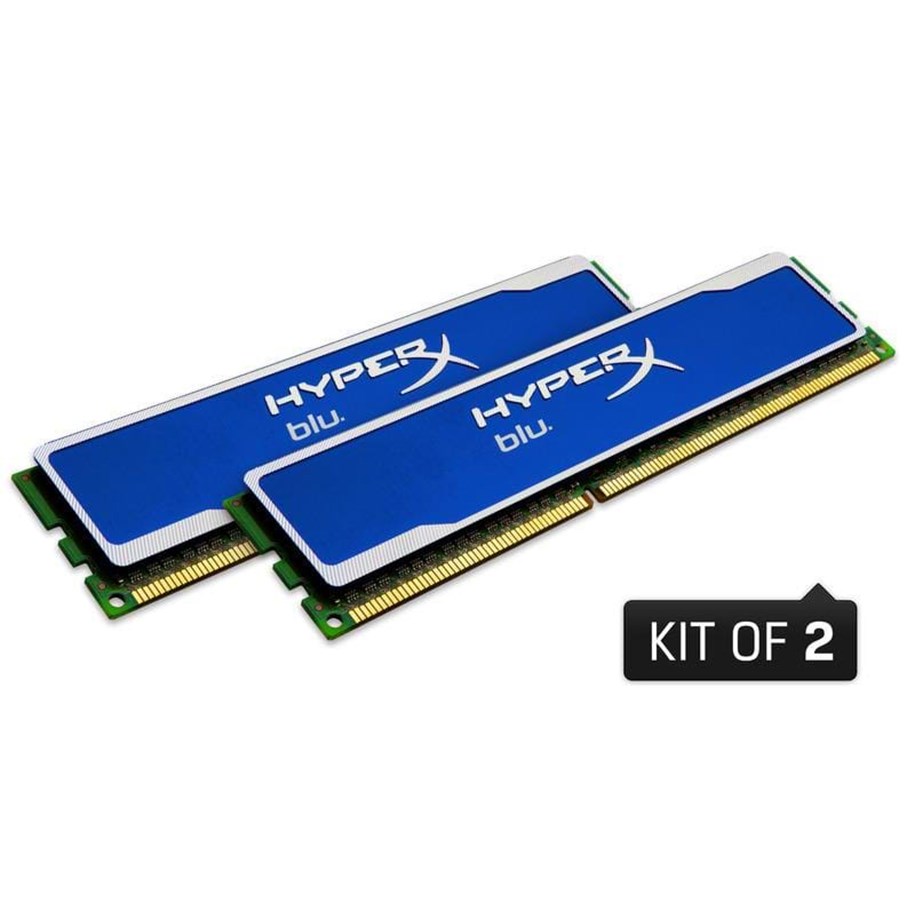 RAM - Kingston HyperX blu DDR3-1600 DC - 16GB - KHX1600C10D3B1K2/16G