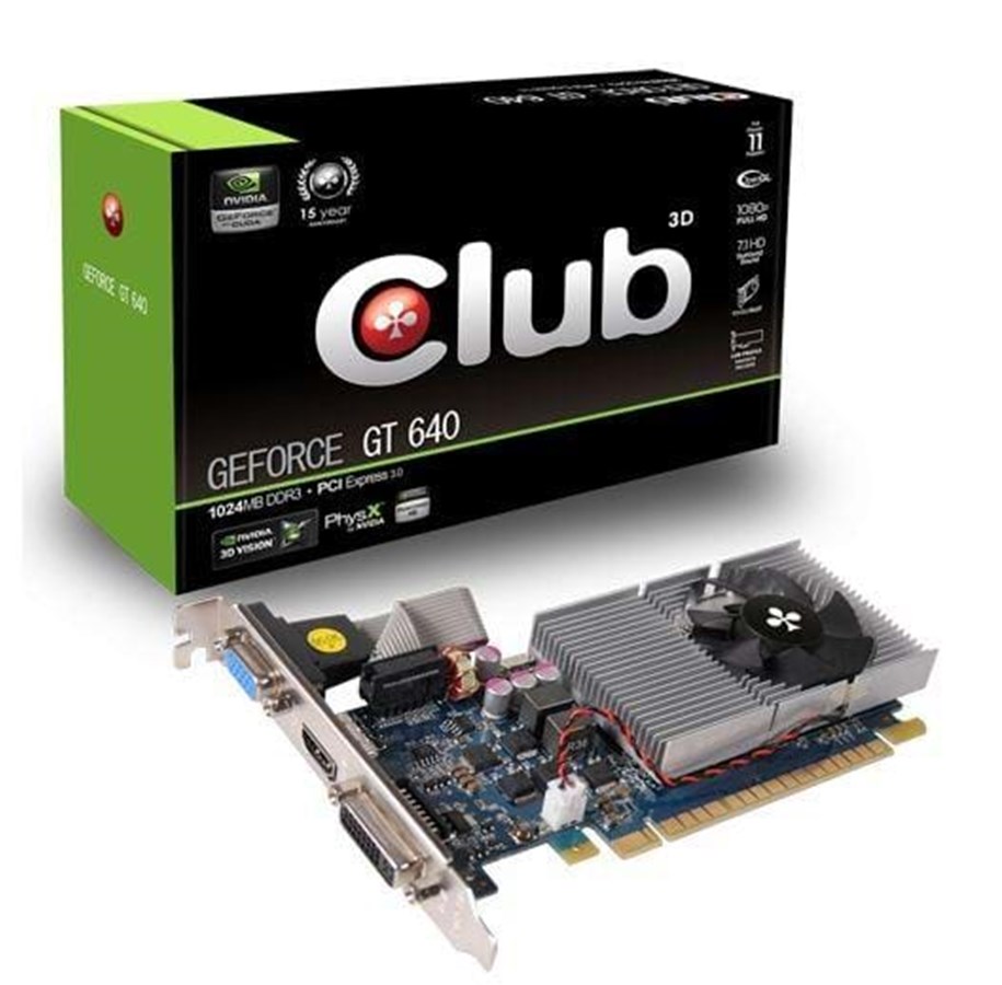 Grafikkort - Club 3D GeForce GT 640 - 1GB GDDR3 RAM - Grafikkort - CGNX-G642L