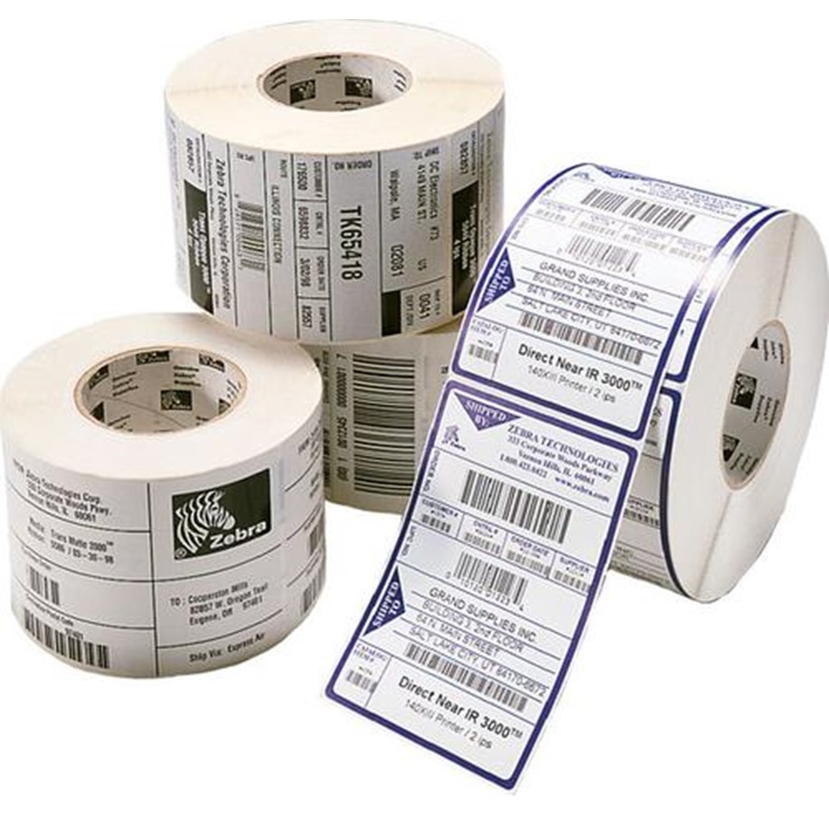 Papir, Fotopapir og Etiketter - Zebra Z-Select 2000T - perforerade matta - 3006318