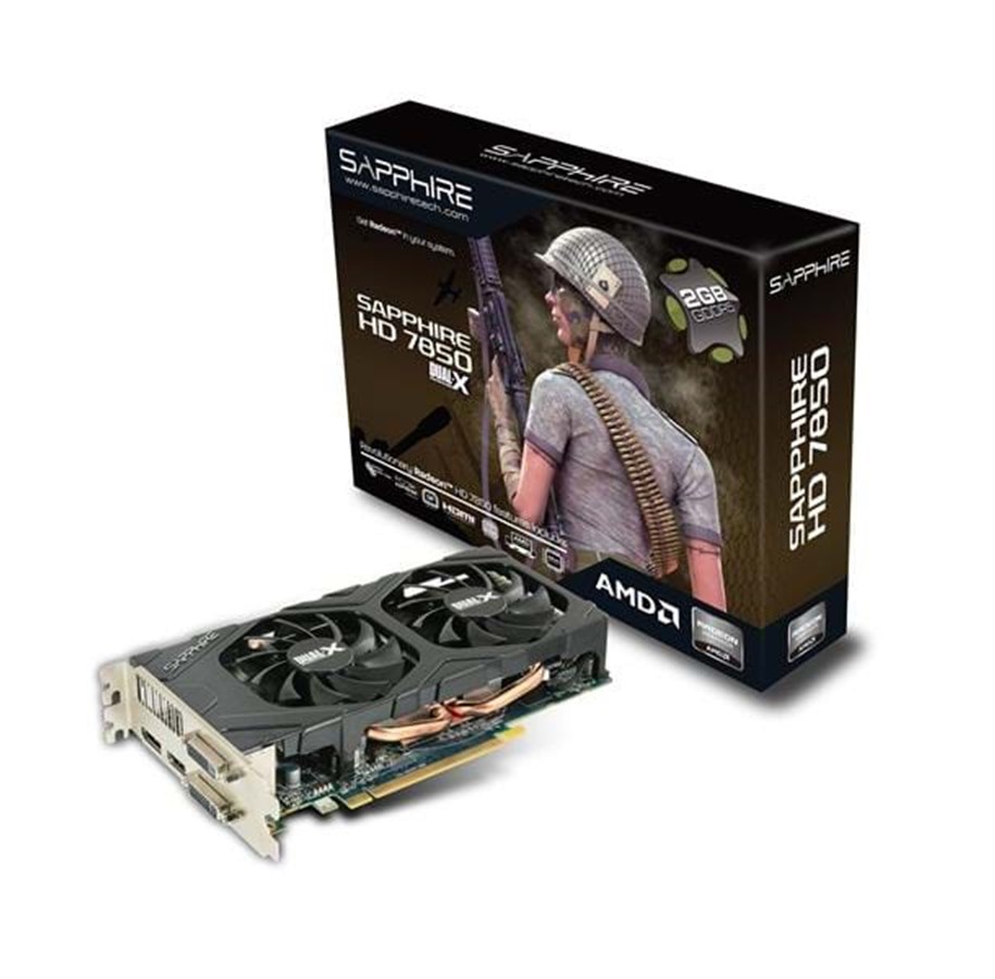 Grafikkort - Sapphire Radeon HD 7850 - 2GB GDDR5 RAM - Grafikkort - 11200-07-20G