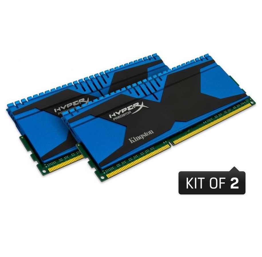 RAM - Kingston HyperX Predator T2 DDR3-2400 C11 DC - 8GB - KHX24C11T2K2/8X