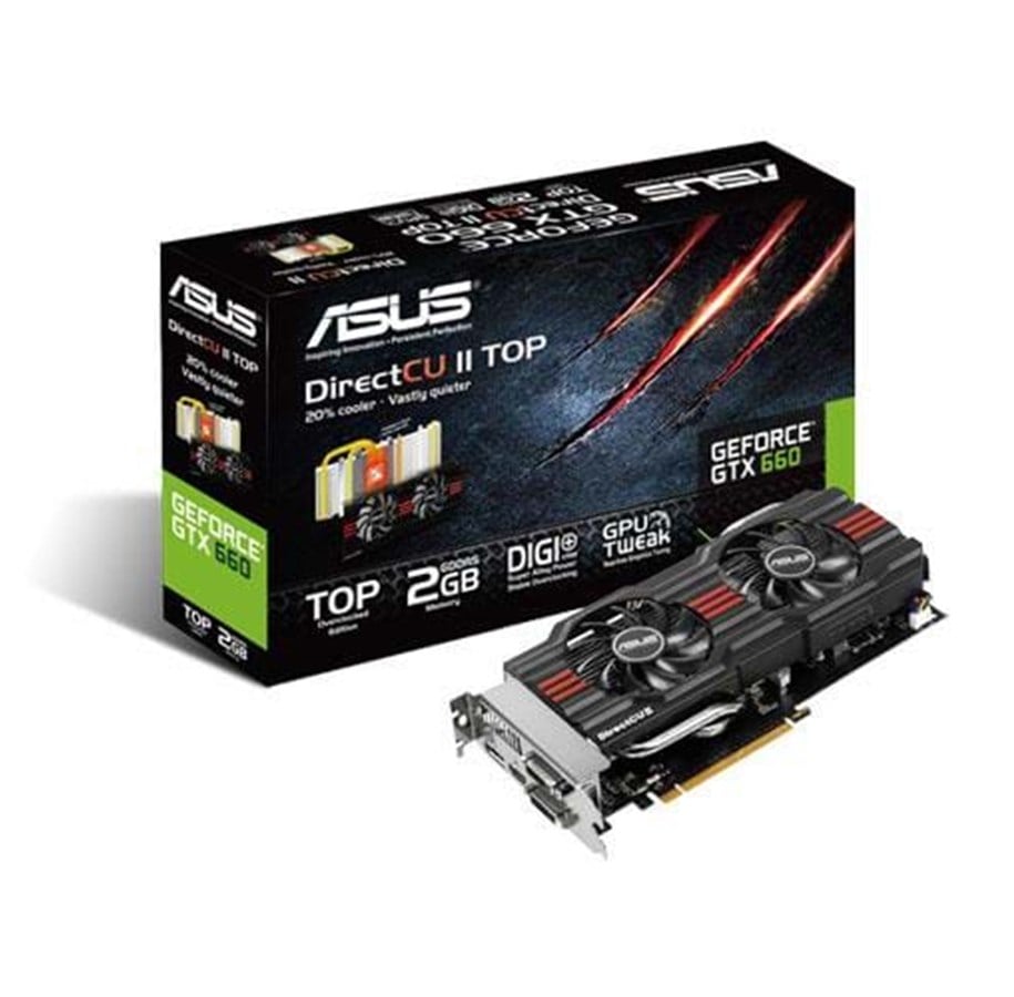 Grafikkort - ASUS GeForce GTX 660 - 2GB GDDR5 RAM - Grafikkort - 90YV0391-M0NA00