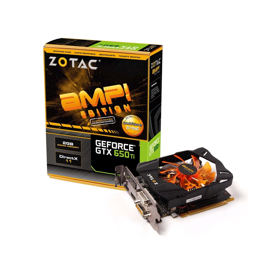 Grafikkort - ZOTAC GeForce GTX 650 Ti AMP! - 2GB GDDR5 RAM - Grafikkort - ZT-61103-10M