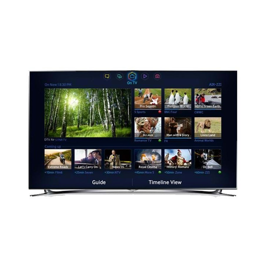Fladskærms TV - Samsung 0 " Fladskærms TV LCD 1080p (FullHD) TV UE55F8005 - UE55F8005STXXE