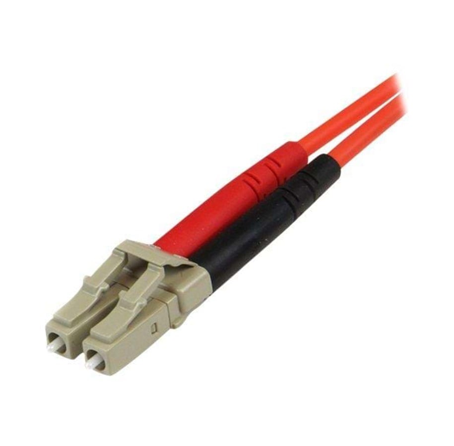 Netværkskabel - StarTech.com Multimode 50/125 Duplex Fiber Patch Cable LC - Orange - 5m - 50FIBLCST5