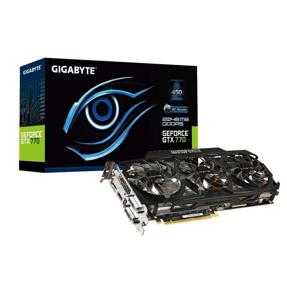 Grafikkort - GIGABYTE GeForce GTX 770 - 2GB GDDR5 RAM - Grafikkort - GV-N770OC-2GD