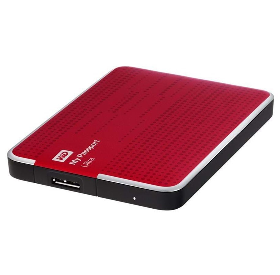 Harddisk - Ekstern - WD My Passport Ultra Red - 2TB - 2TB - Ekstern Harddisk - Rød - WDBMWV0020BRD-EESN