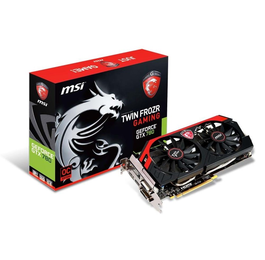 Grafikkort - MSI GeForce GTX 780 - 3GB GDDR5 RAM - Grafikkort - N780 TF3GD5/OC