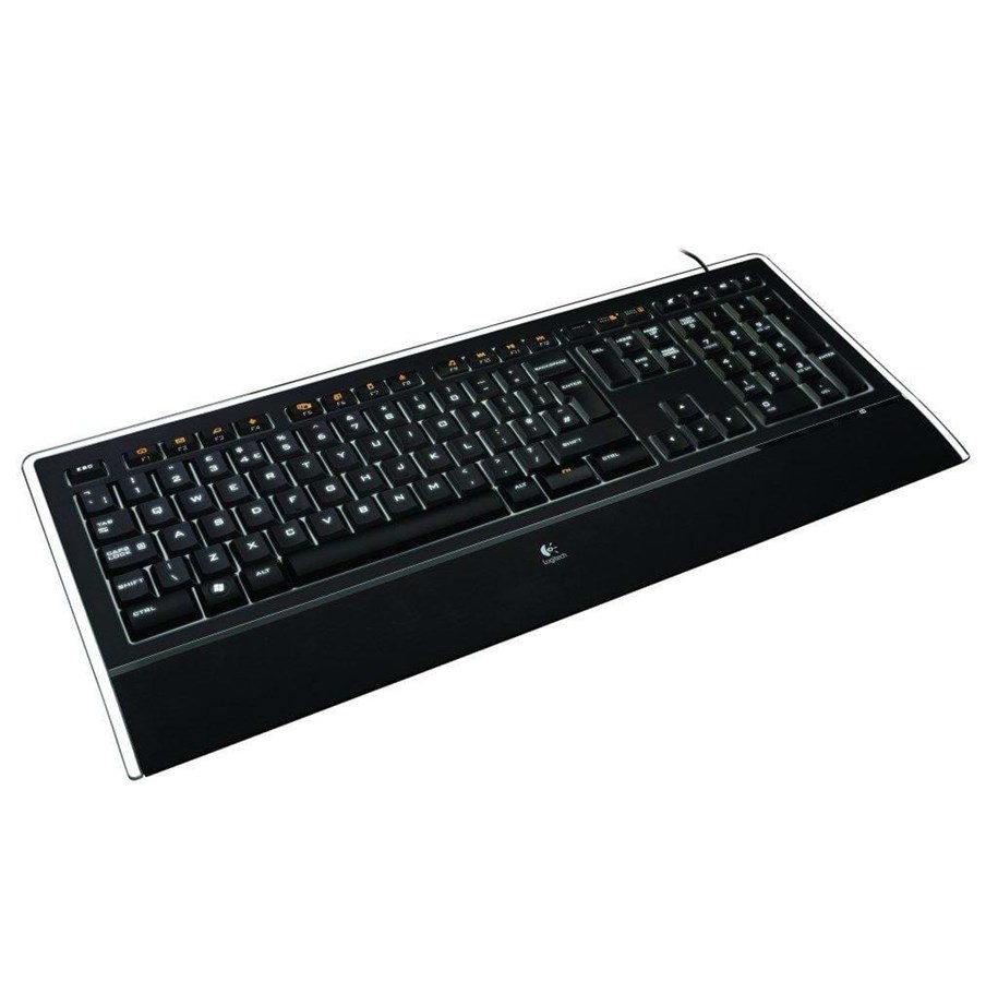 Tastatur - Logitech K740 Illuminated Keyboard - ND - Tastatur - Nordisk - Sort - 920-005692