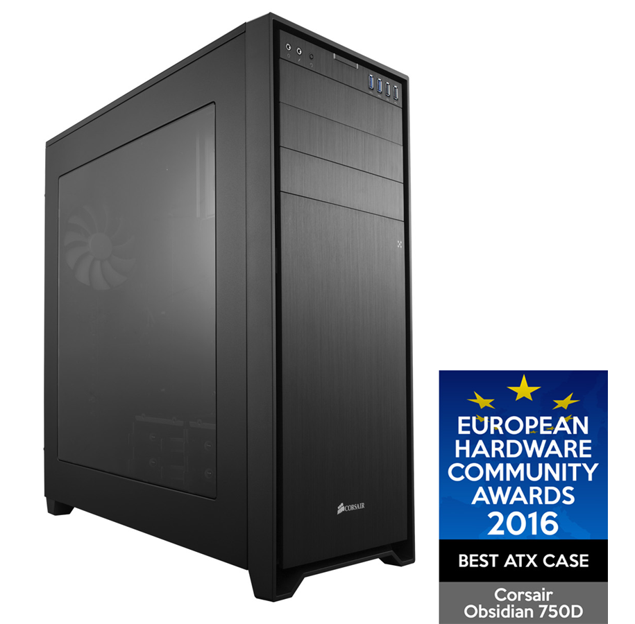 Kabinet - Corsair Obsidian 750D - Kabinet - Tower - Sort - CC-9011035-WW