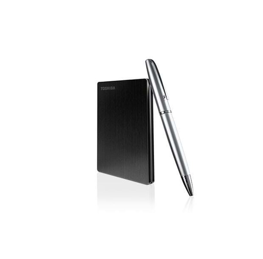 Harddisk - Ekstern - Toshiba StorE Slim 2013 Black HDTD210EK3EA - 1TB - Ekstern Harddisk - Sort - HDTD210EK3EA