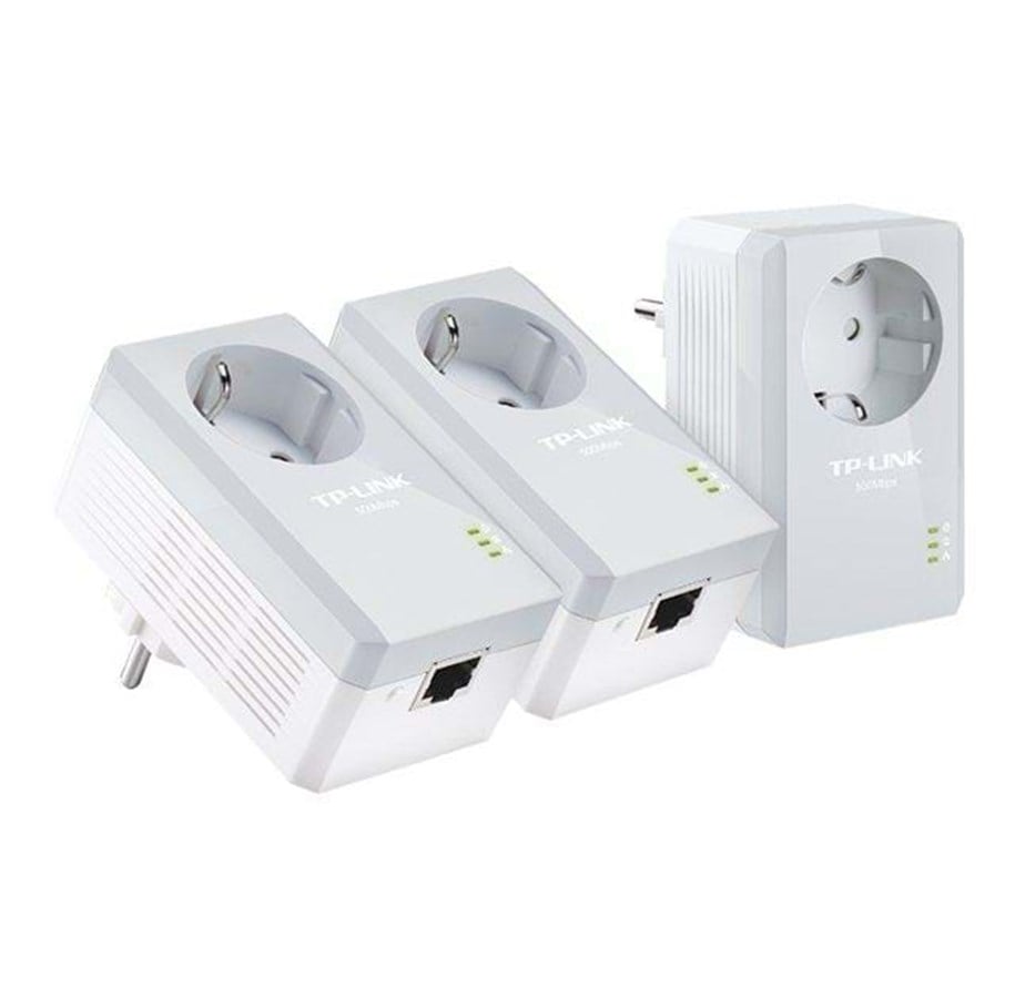 Homeplug / PowerLine - TP-Link TL-PA4010PT KIT 3-pack - 500Mbps Homeplug / PowerLine - TL-PA4010PTKIT
