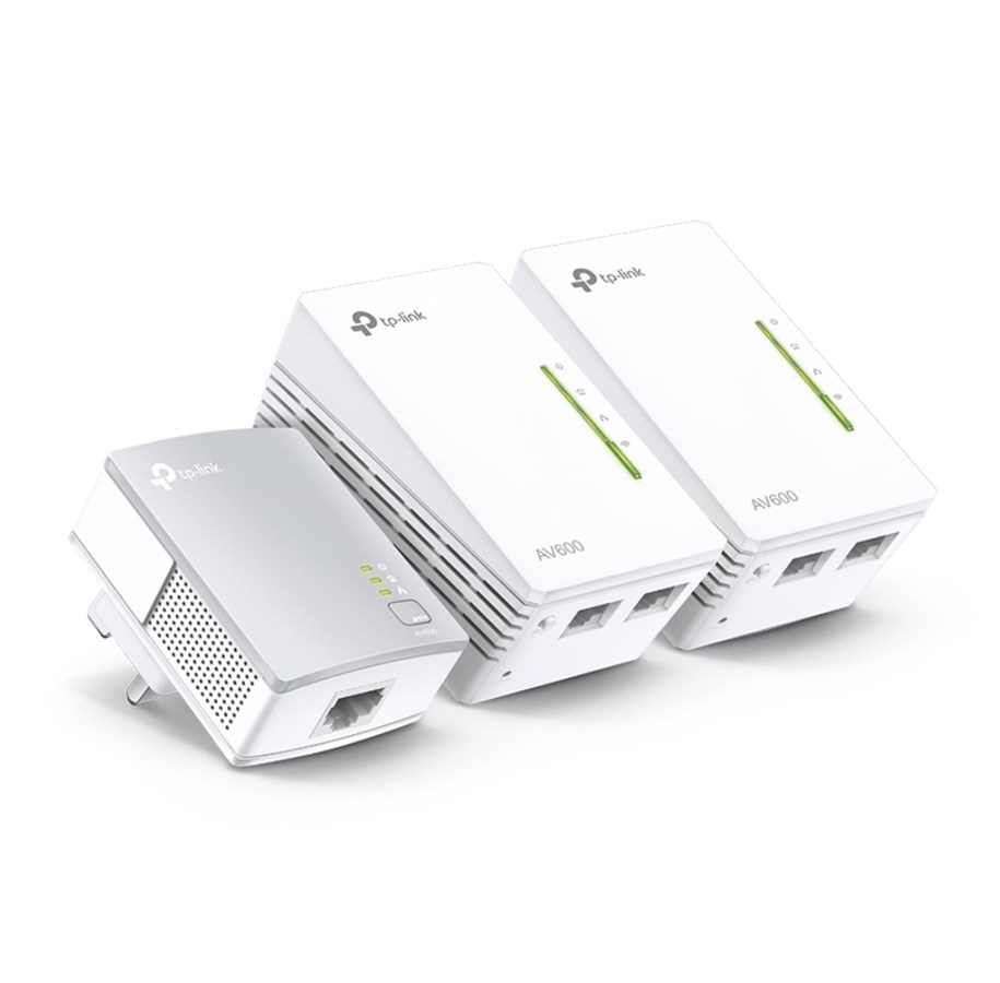 Homeplug / PowerLine - TP-Link TL-WPA4220 TKIT Powerline 600 Wi-Fi 3-pack Kit Homeplug / PowerLine - TL-WPA4220TKIT