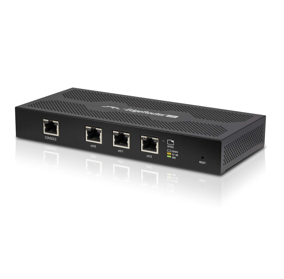 Router & firewall - Ubiquiti EdgeRouter Lite - ERLite-3 - Router Without Wireless Network - ERLITE-3