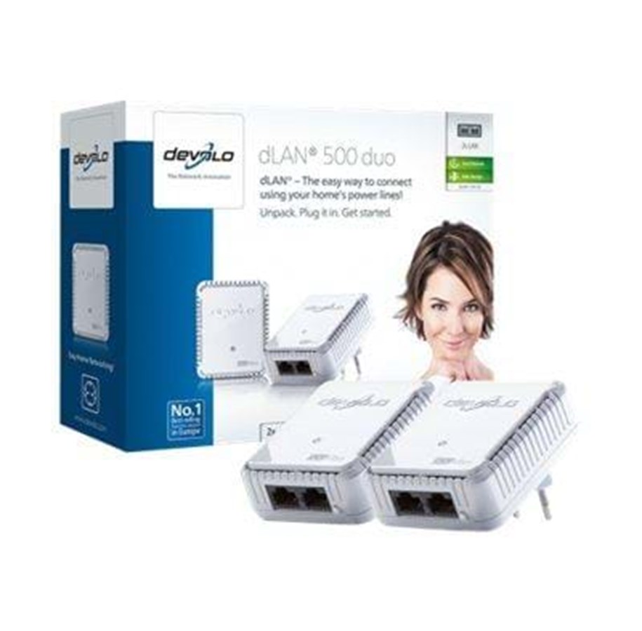 Homeplug / PowerLine - devolo dLAN 500 duo - 500Mbps Homeplug / PowerLine - 9120