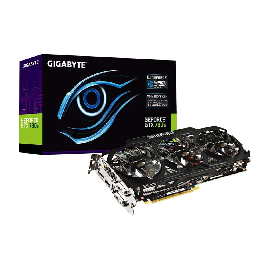 Grafikkort - GIGABYTE GeForce GTX 780 Ti GHz - 3GB GDDR5 RAM - Grafikkort - GV-N78TGHZ-3GD