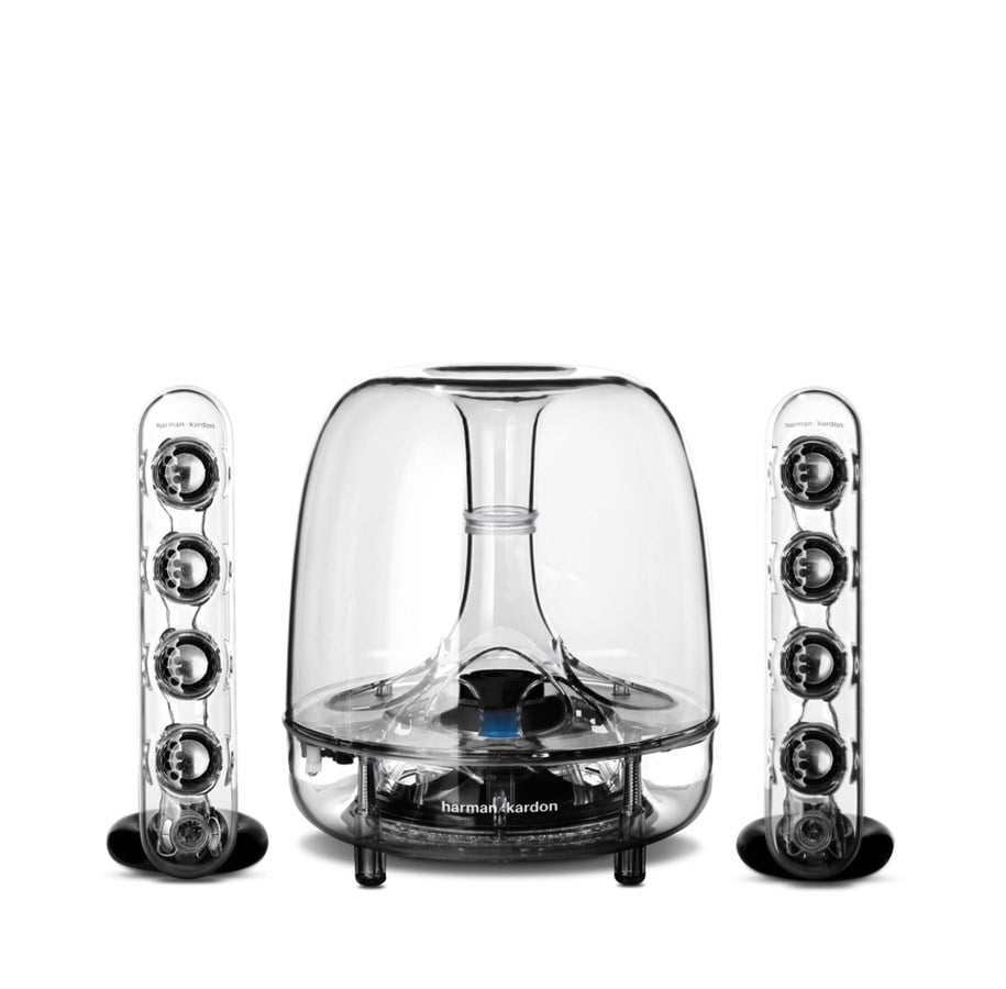 Højttalere - PC - Harman Kardon SoundSticks Wireless - 2.1 Kanal - Transparent - SOUNDSTICKSBTEUP