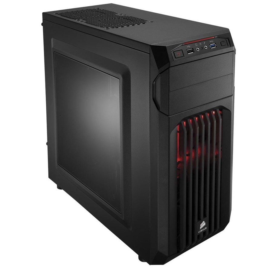 Kabinet - Corsair Carbide SPEC-01 Red LED - Kabinet - Miditower - Sort - CC-9011050-WW