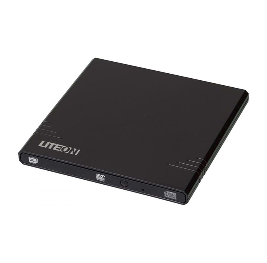 Optiske Drev (DVD / BR / Floppy) - Lite-On eBAU108 - DVD-RW (Brænder) - USB 2.0 - Sort - eBAU108-01