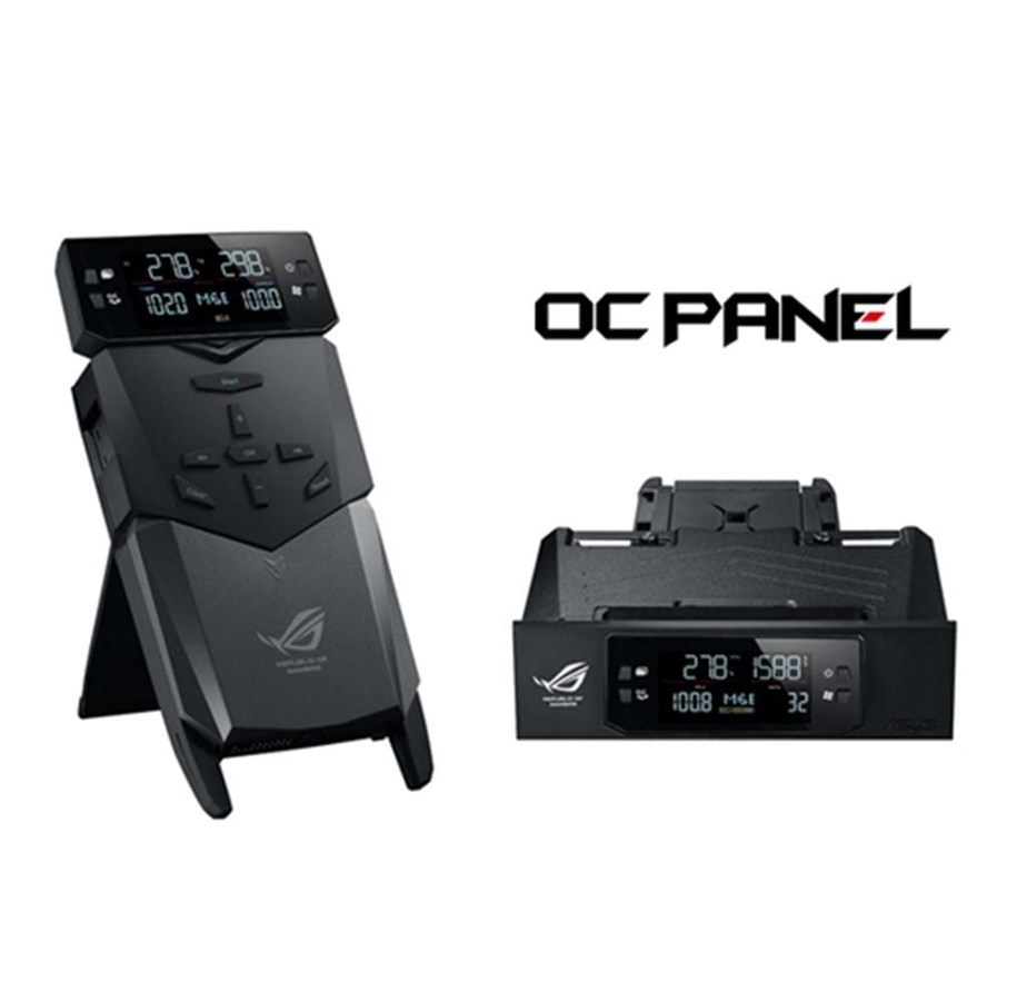 Systemtilbehør (kølepasta mv.) - ASUS ROG OC Panel - 90MC01Y0-M0UAY0