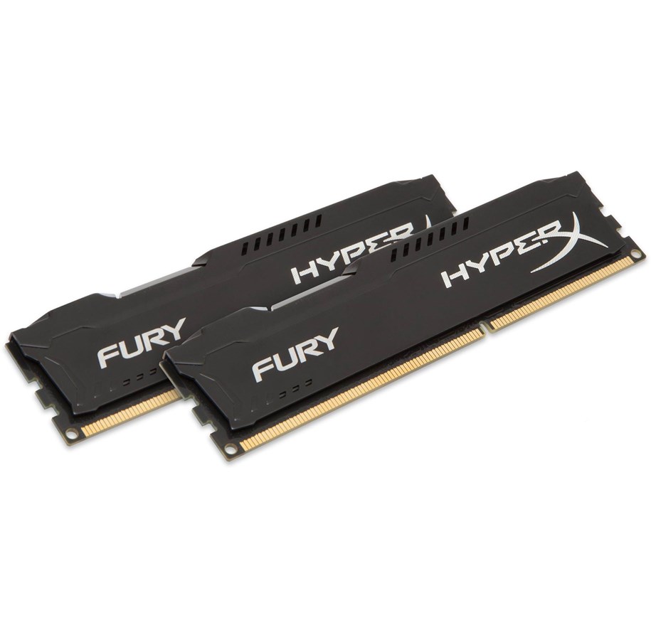 RAM - Kingston HyperX Fury DDR3-1600 BK C10 DC - 16GB - HX316C10FBK2/16