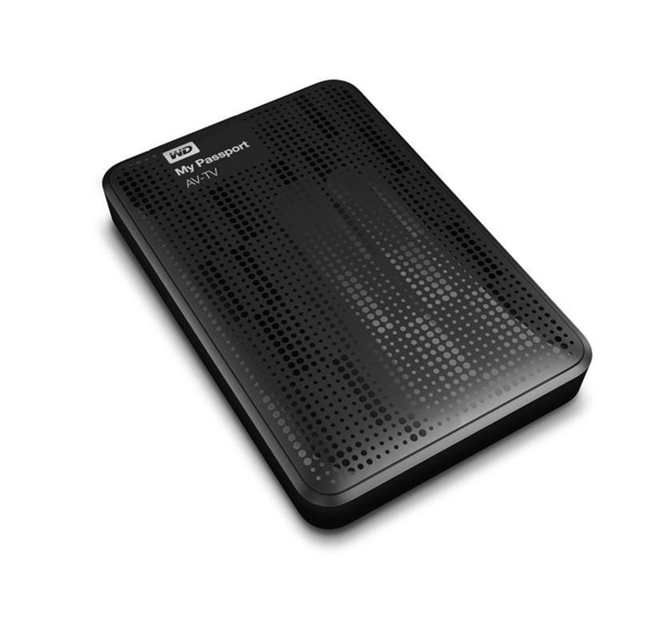Harddisk - Ekstern - WD My Passport AV-TV BHDK0010BBK - 1TB - Ekstern Harddisk - Sort - WDBHDK0010BBK-EESN
