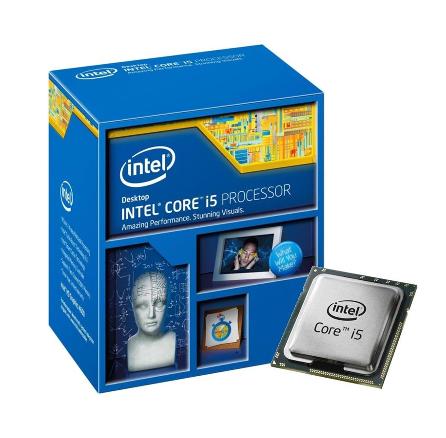 CPU - Intel Core i5-4460 Haswell Refresh CPU - 4 kerner - 3.2 GHz - Intel LGA1150 - Intel Boxed (med køler) *DEMO* - BX80646I54460