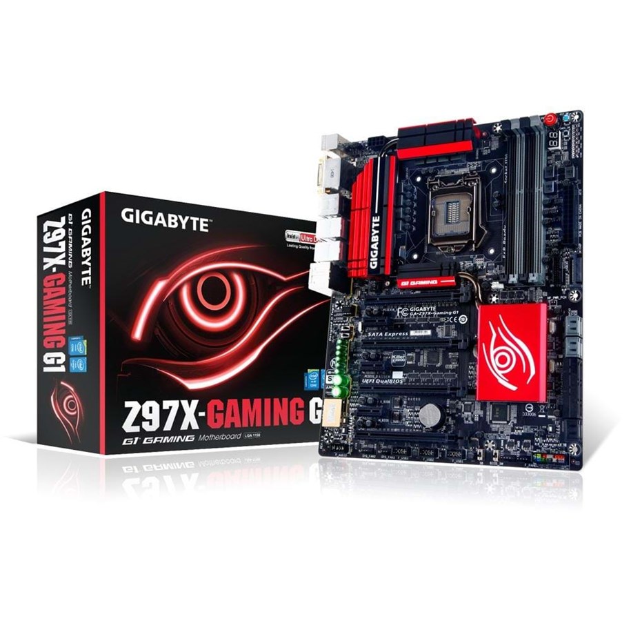 Bundkort - GIGABYTE GA-Z97X-Gaming G1 Bundkort - Intel Z97 Express - Intel LGA1150 - DDR3 RAM - ATX - GA-Z97X-GAMING G1