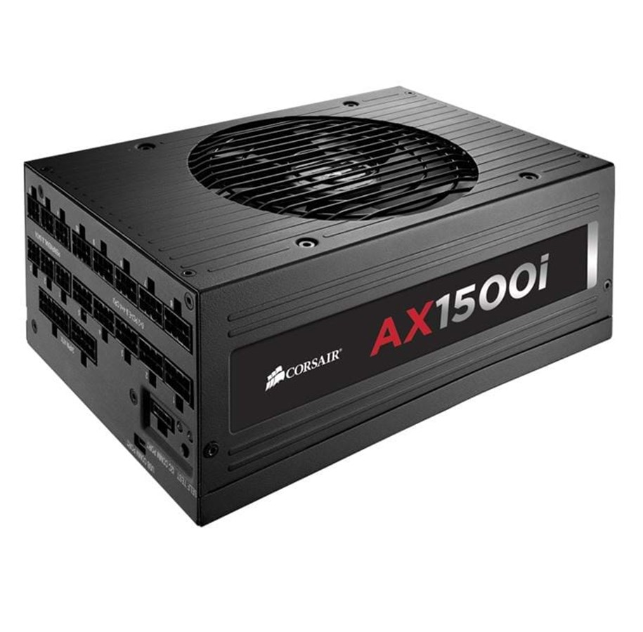 Strømforsyning - Corsair AX1500i Strømforsyning - 1500 Watt - 140 mm - 80 Plus Titanium certified - CP-9020057-EU