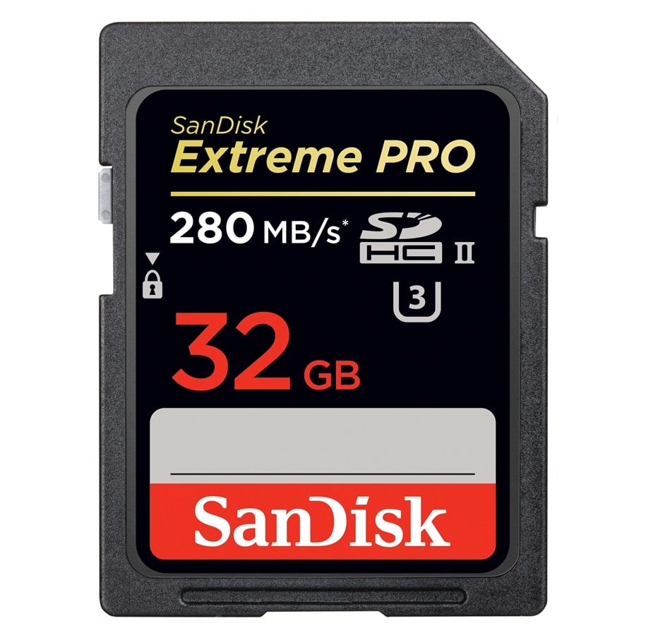 Hukommelseskort - SANDISK Extreme Pro SDHC UHS-II 280MB/s - 32GB - SDSDXPB-032G-G46