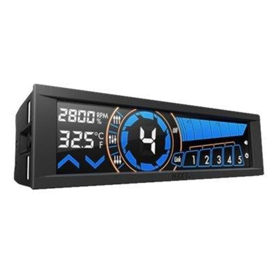 Kabinet Tilbehør - NZXT Sentry 3 Touchscreen Fan Controller - AC-SEN-3-B1
