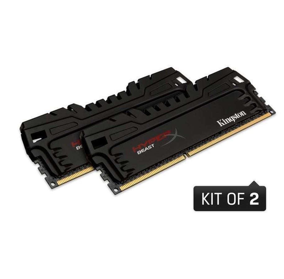 RAM - Kingston HyperX Beast DDR3-2400 C11 DC - 16GB - HX324C11T3K2/16