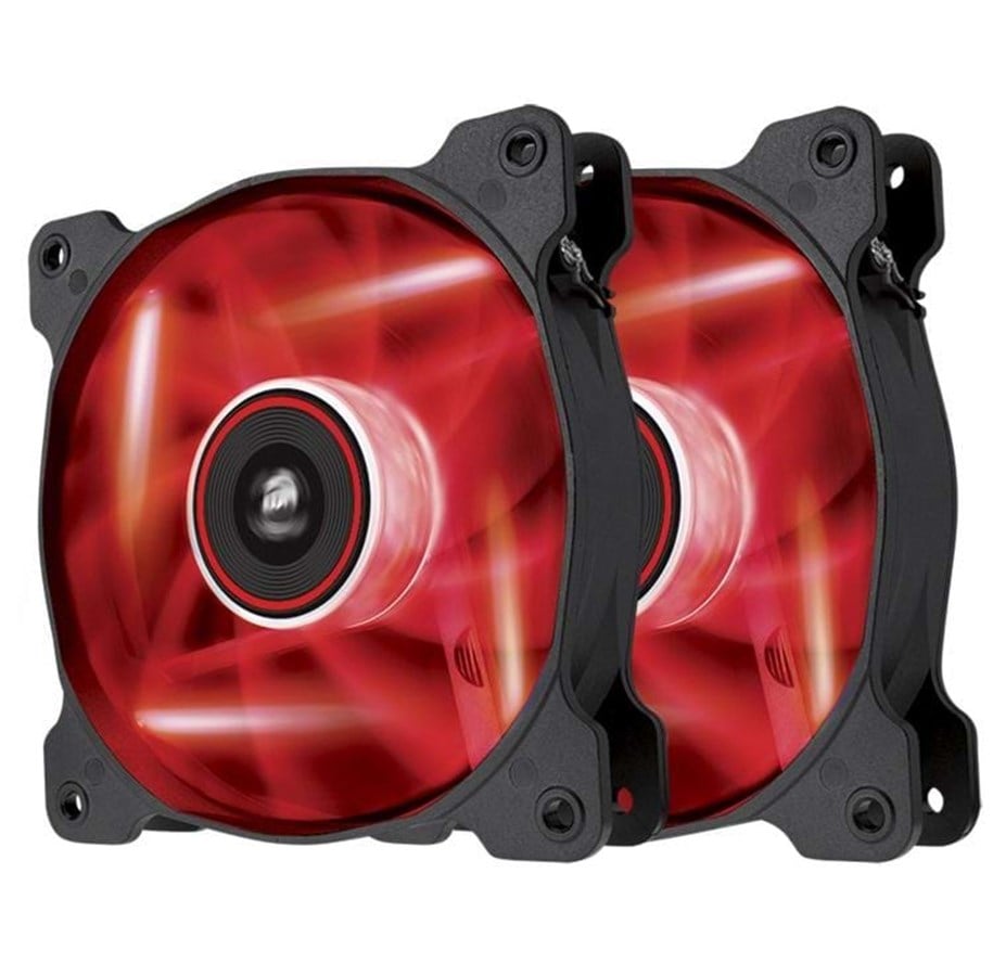 Kabinet Køler - Corsair SP120 LED TP - Red - Kabinet køler - 120mm - Sort med rødt LED lys - 26 dBA - CO-9050029-WW