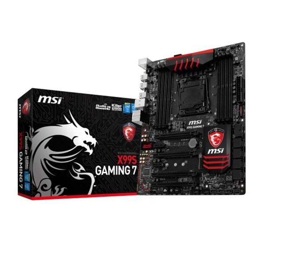 Bundkort - MSI X99S GAMING 7 Bundkort - Intel X99 Express - Intel LGA2011-V3 socket - DDR4 RAM - ATX - X99S GAMING 7