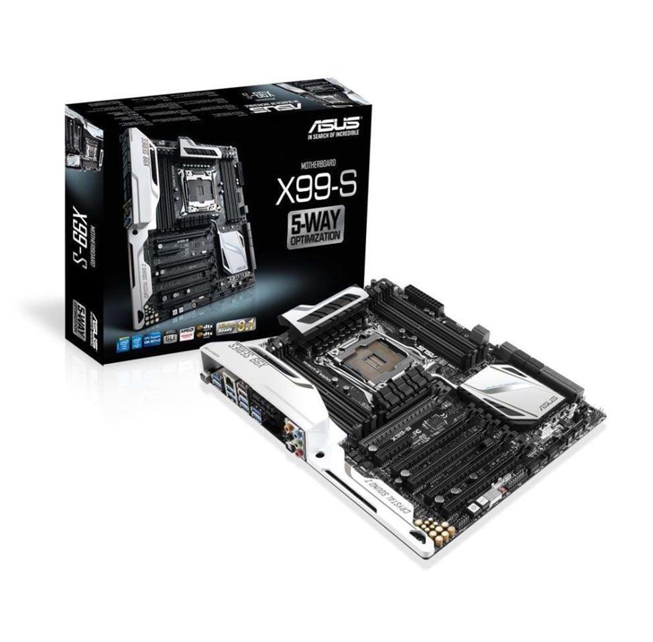 Bundkort - ASUS X99-S Bundkort - Intel X99 Express - Intel LGA2011-V3 socket - DDR4 RAM - ATX - 90MB0KH0-M0EAY0