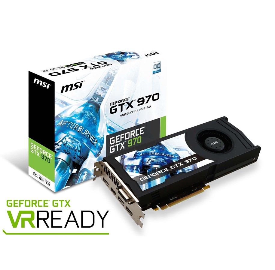 Grafikkort - MSI GeForce GTX 970 - 4GB GDDR5 RAM - Grafikkort - GTX 970 4GD5 OC