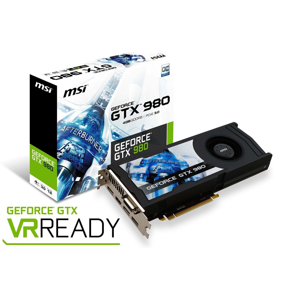 Grafikkort - MSI GeForce GTX 980 - 4GB GDDR5 RAM - Grafikkort - GTX 980 4GD5/OCV1