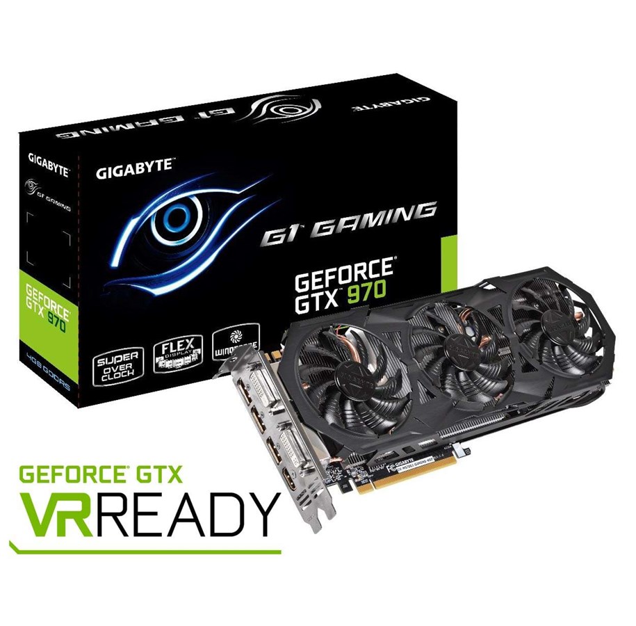 Grafikkort - GIGABYTE GeForce GTX 970 G1 GAMING - 4GB GDDR5 RAM - Grafikkort - GV-N970G1 GAMING-4GD