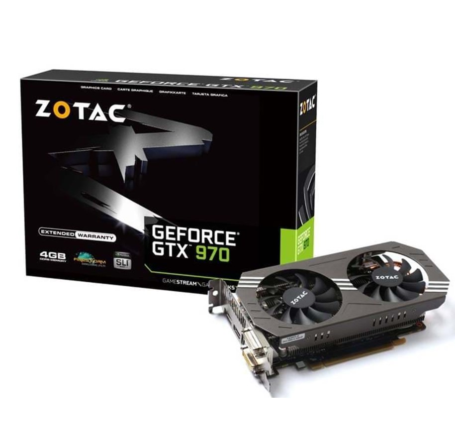 Grafikkort - ZOTAC GeForce GTX 970 - 4GB GDDR5 RAM - Grafikkort - ZT-90101-10P