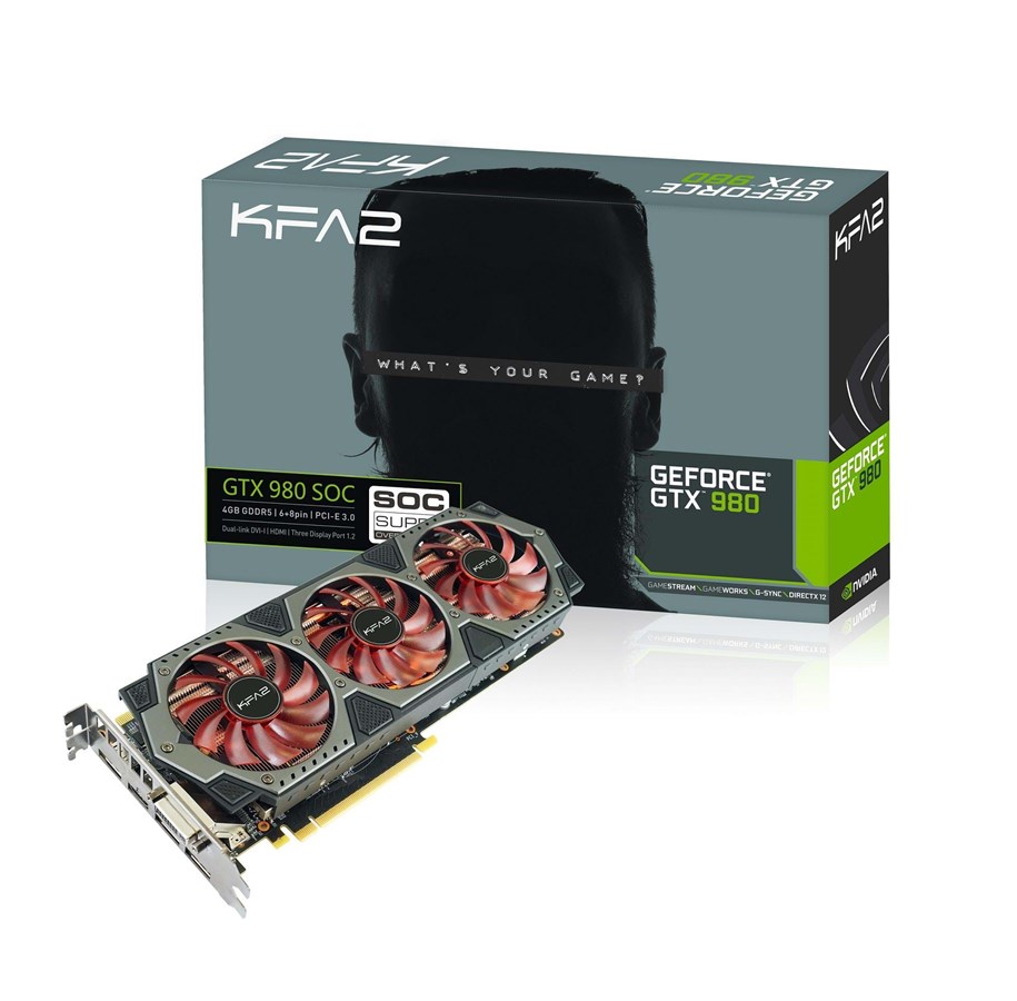 Grafikkort - KFA2 GeForce GTX 980 - 4GB GDDR5 RAM - Grafikkort - 98NQH6DNC7VZ