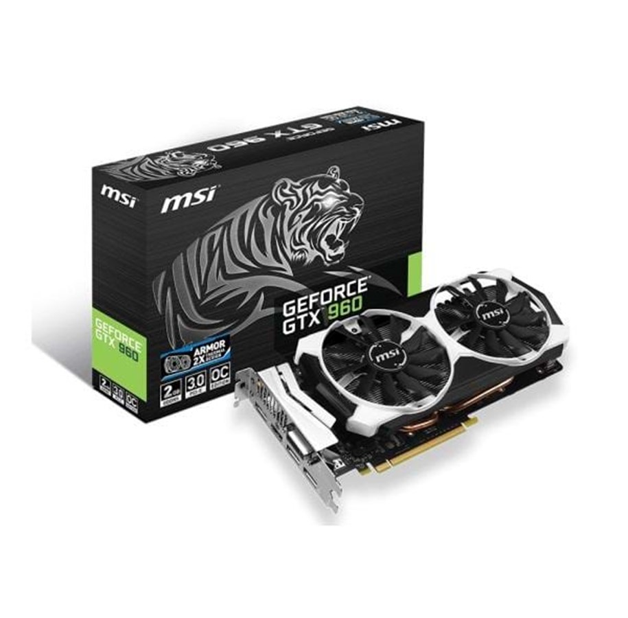 Grafikkort - MSI GeForce GTX 960 - 2GB GDDR5 RAM - Grafikkort - GTX 960 2GD5T OC