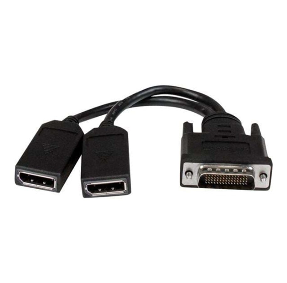 Skærmkabel - StarTech.com LFH 59 Male to Dual Female DisplayPort DMS 59 Cable - DMSDPDP1