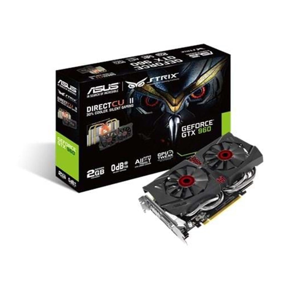 Grafikkort - ASUS GeForce GTX 960 - 2GB GDDR5 RAM - Grafikkort - 90YV07N1-M0NA00