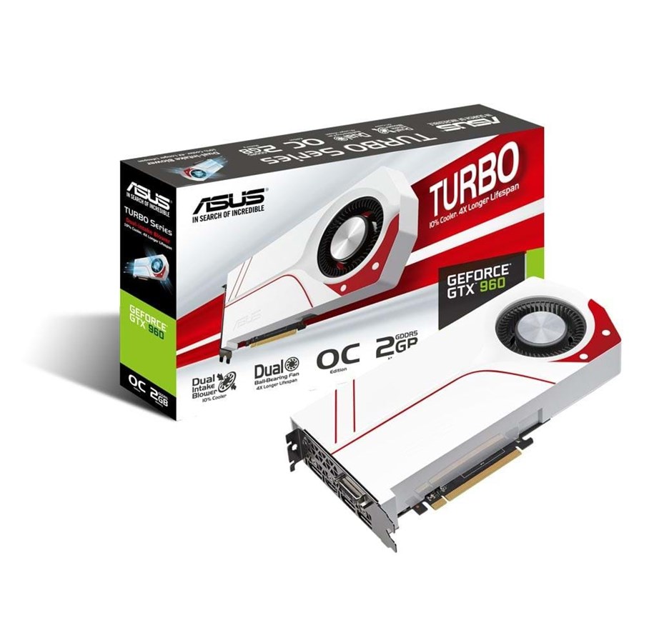 Grafikkort - ASUS GeForce GTX 960 - 2GB GDDR5 RAM - Grafikkort - 90YV07N5-M0NA00