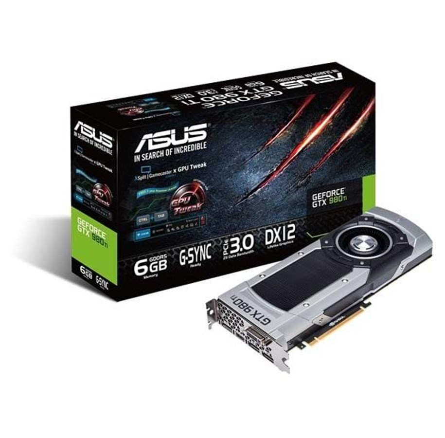 Grafikkort - ASUS GeForce GTX 980 Ti - 6GB GDDR5 RAM - Grafikkort - 90YV08M0-U0NM00