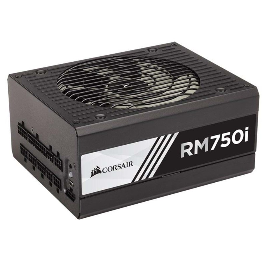Strømforsyning - Corsair RM750i Strømforsyning - 750 Watt - 135 mm - ATX - 80 Plus Gold certified - CP-9020082-EU