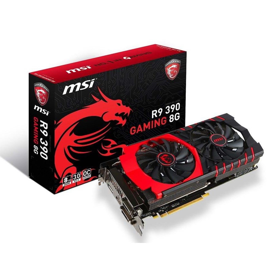 Grafikkort - MSI Radeon R9 390 - 8GB GDDR5 RAM - Grafikkort - R9 390 GAMING 8G