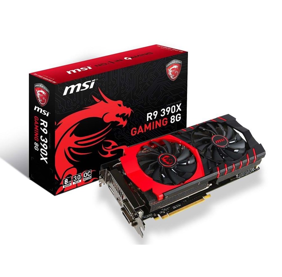 Grafikkort - MSI Radeon R9 390X - 8GB GDDR5 RAM - Grafikkort - R9 390X GAMING 8G