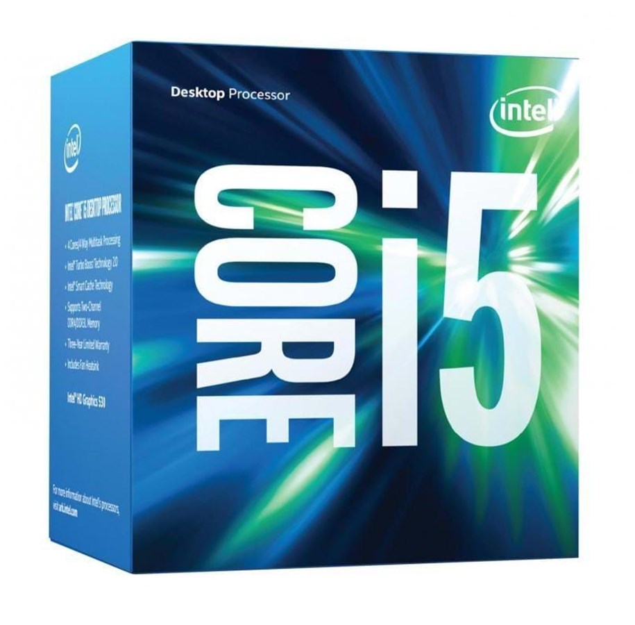 CPU - Intel Core i5-6400 Skylake CPU - 4 kerner - 2.7 GHz - Intel LGA1151 - Intel Boxed (med køler) - BX80662I56400